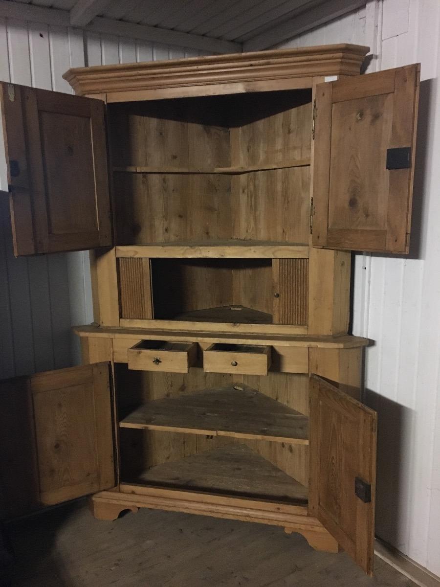 Antique corner cupboard