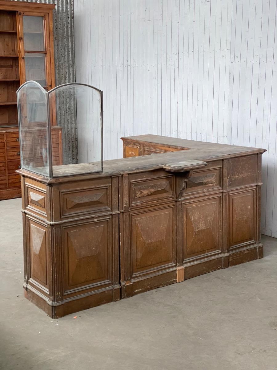 Antique corner display, France 1900s