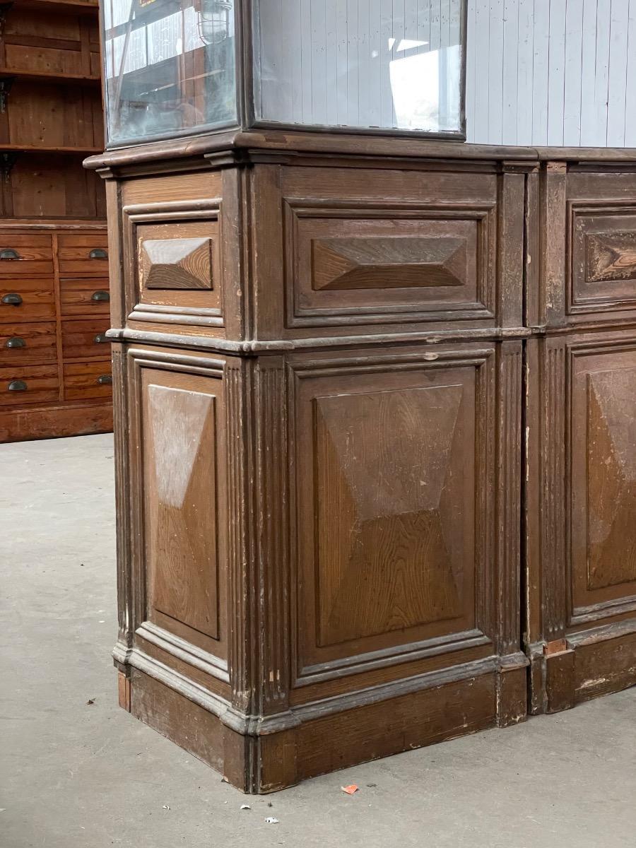 Antique corner display, France 1900s