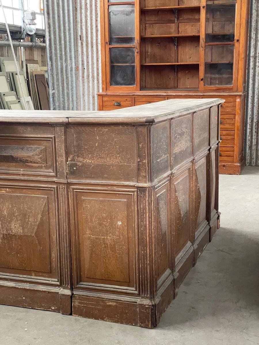 Antique corner display, France 1900s