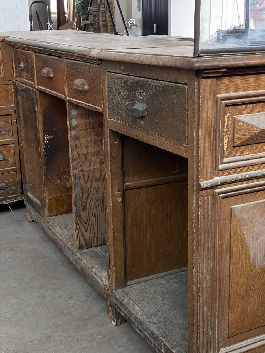 Antique corner display, France 1900s