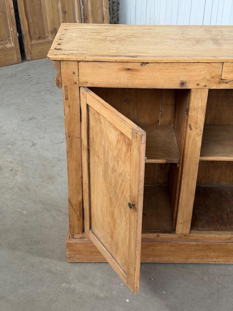 Antique counter old pine