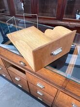 Antique style Counter with glass in wood and glass, Europe