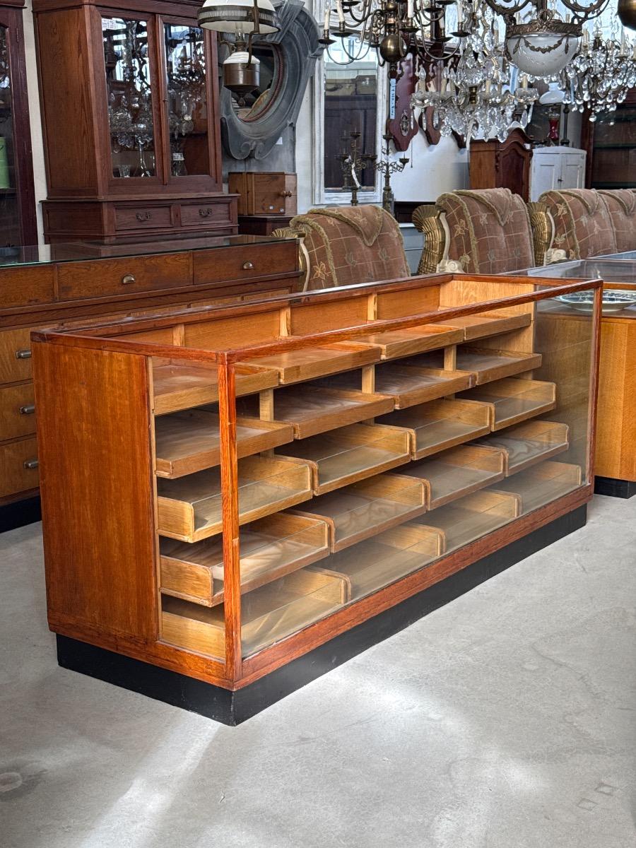 Antique Counter with glass