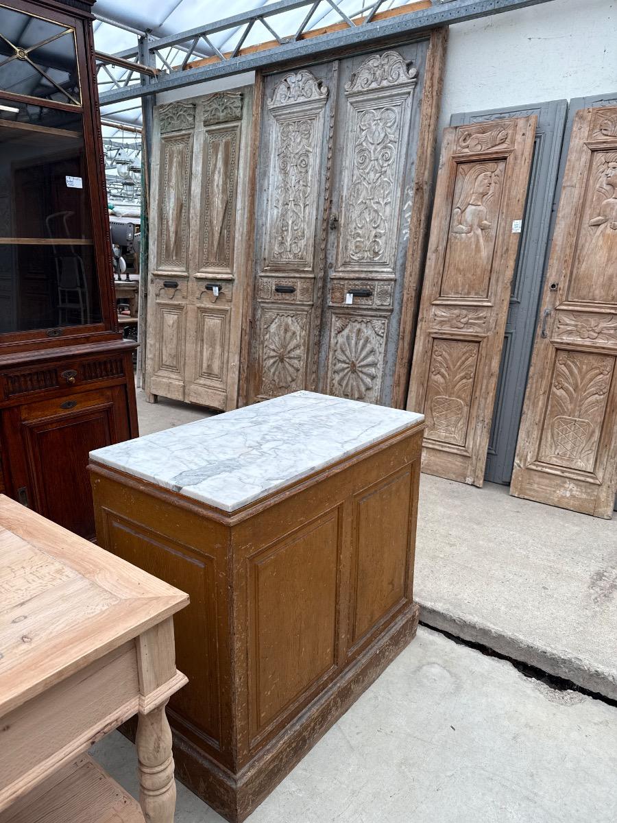 Antique Counter with marble
