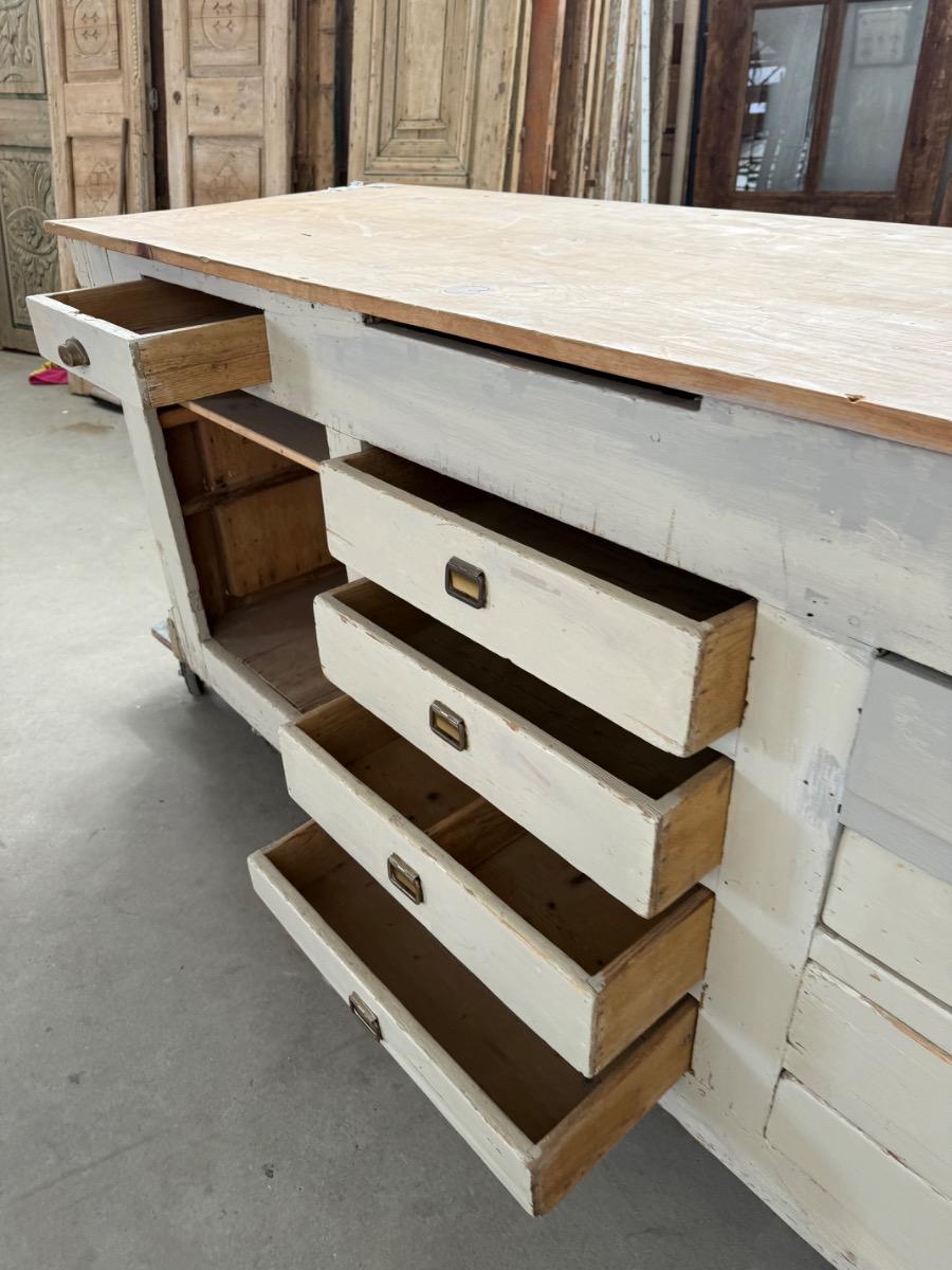 Antique counter wooden