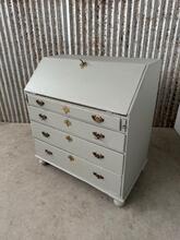 Antique style Desk in Wood oak, England 19th century