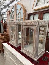 Antique style Display cabinet in Wood and glass, Europe