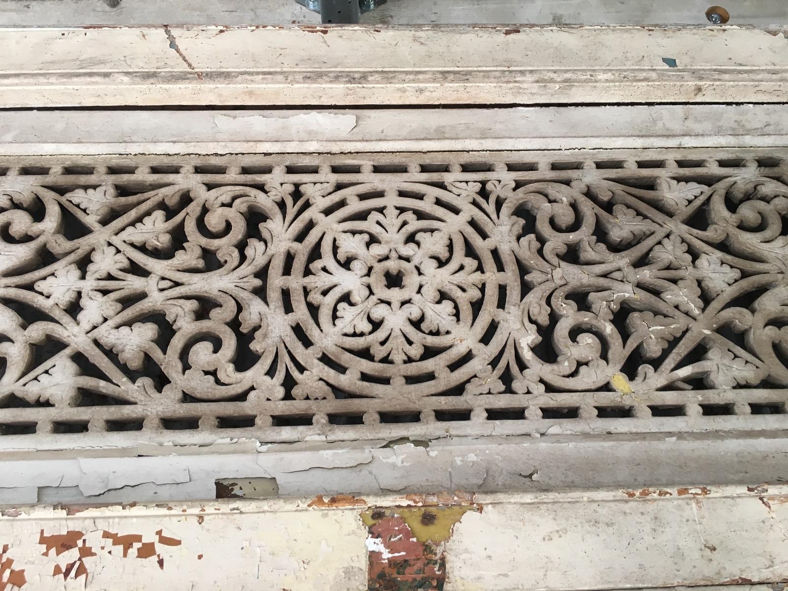 Antique door in frame