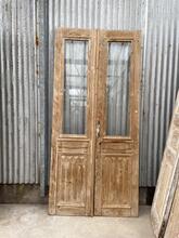 Antique style Doors in Wood and glass 20-century