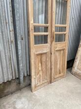 Antique style Doors in Wood and glass 20-century