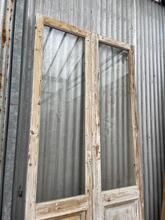 Antique style Doors in wood and glass 20e eeuw