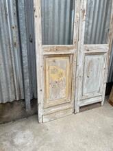 Antique style Doors in wood and glass 20e eeuw