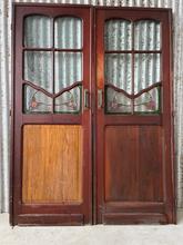 Antique style Antique doors in wood and glass