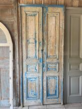 Antique Doors Blue in frame 