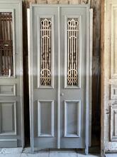 Antique Doors grey in frame 