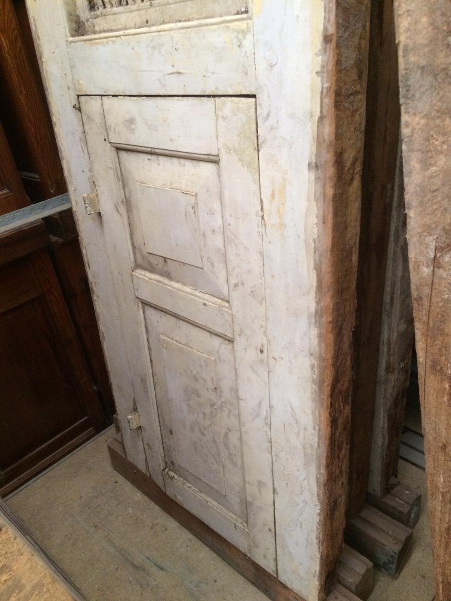 Antique doors in frame