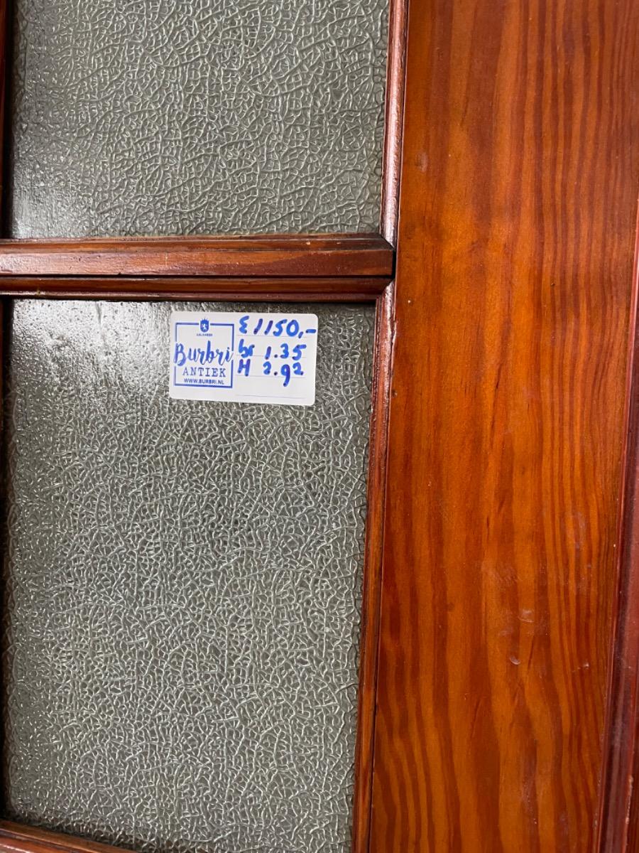 Antique doors with glass