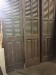 Antique style Antique doors with shutters in Wood