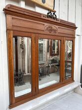Antique style Dressing table with mirror  in wood and mirror, Europa