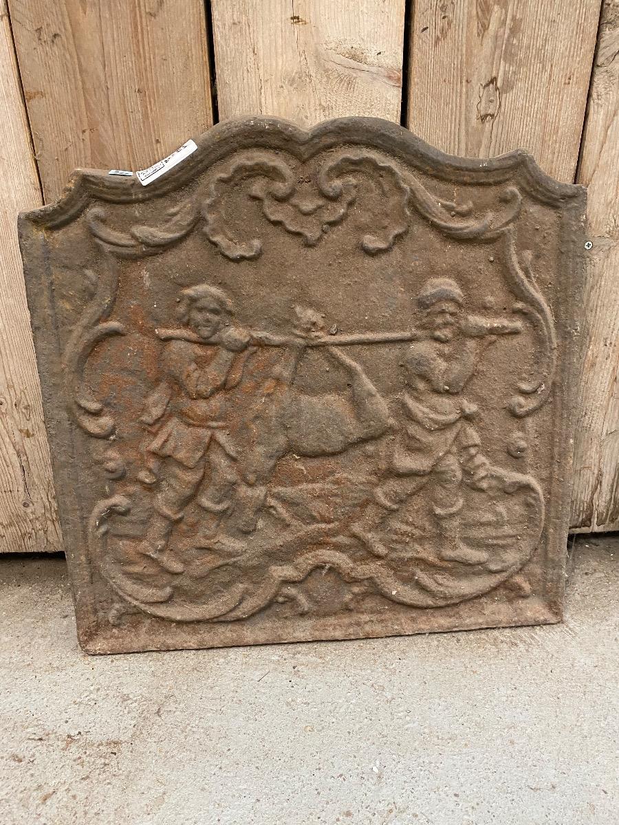 Antique fire plate