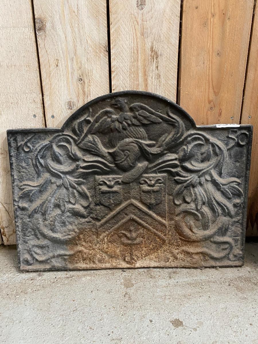 Antique fire plate