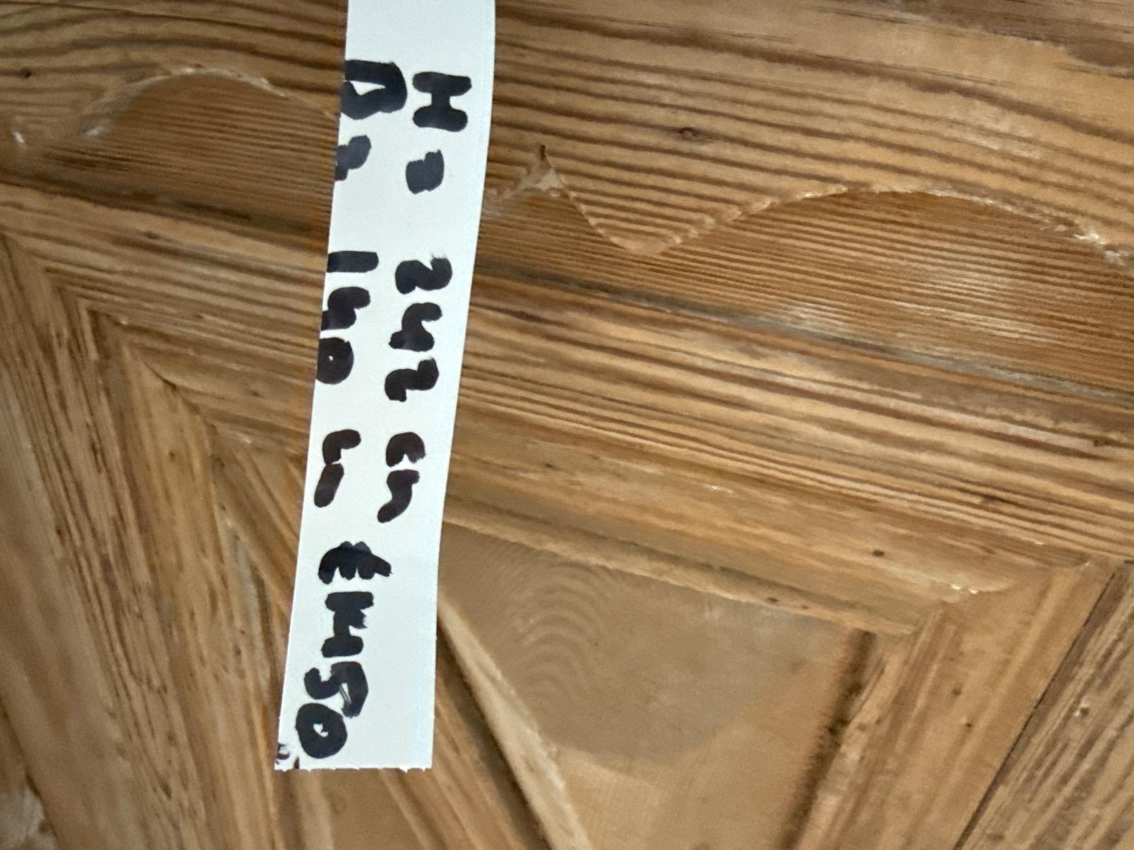 Antique frame with doors