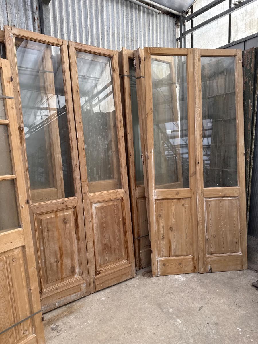 Antique glass doors 