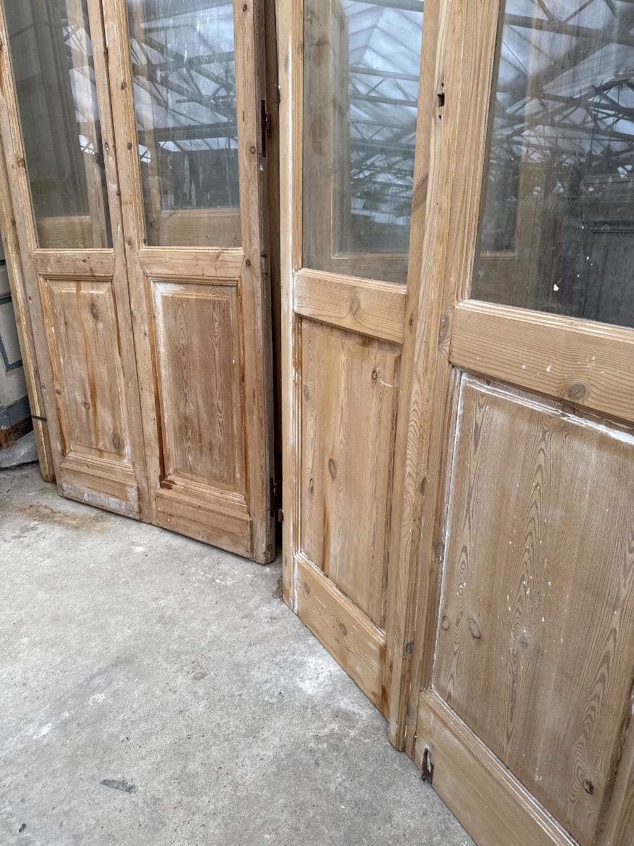 Antique glass doors 