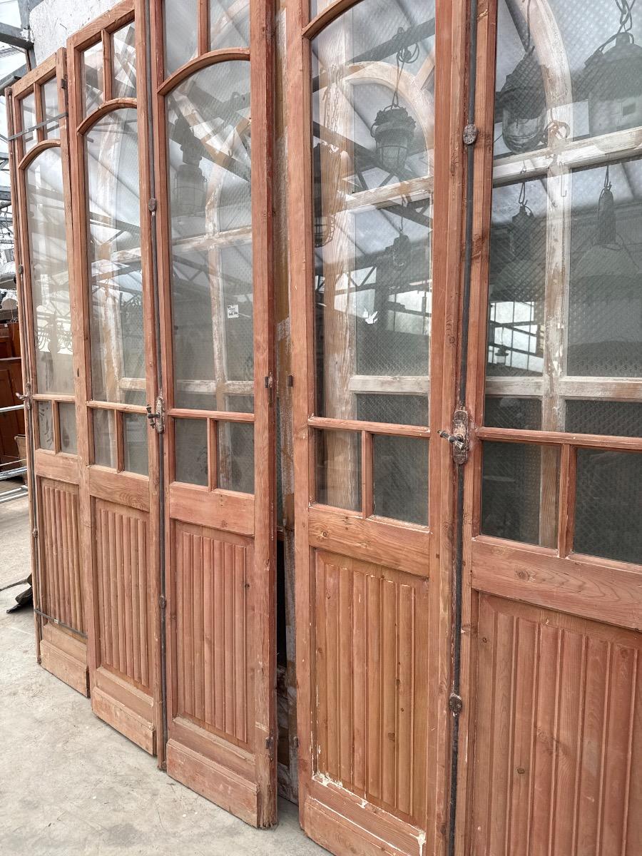 Antique glass doors 