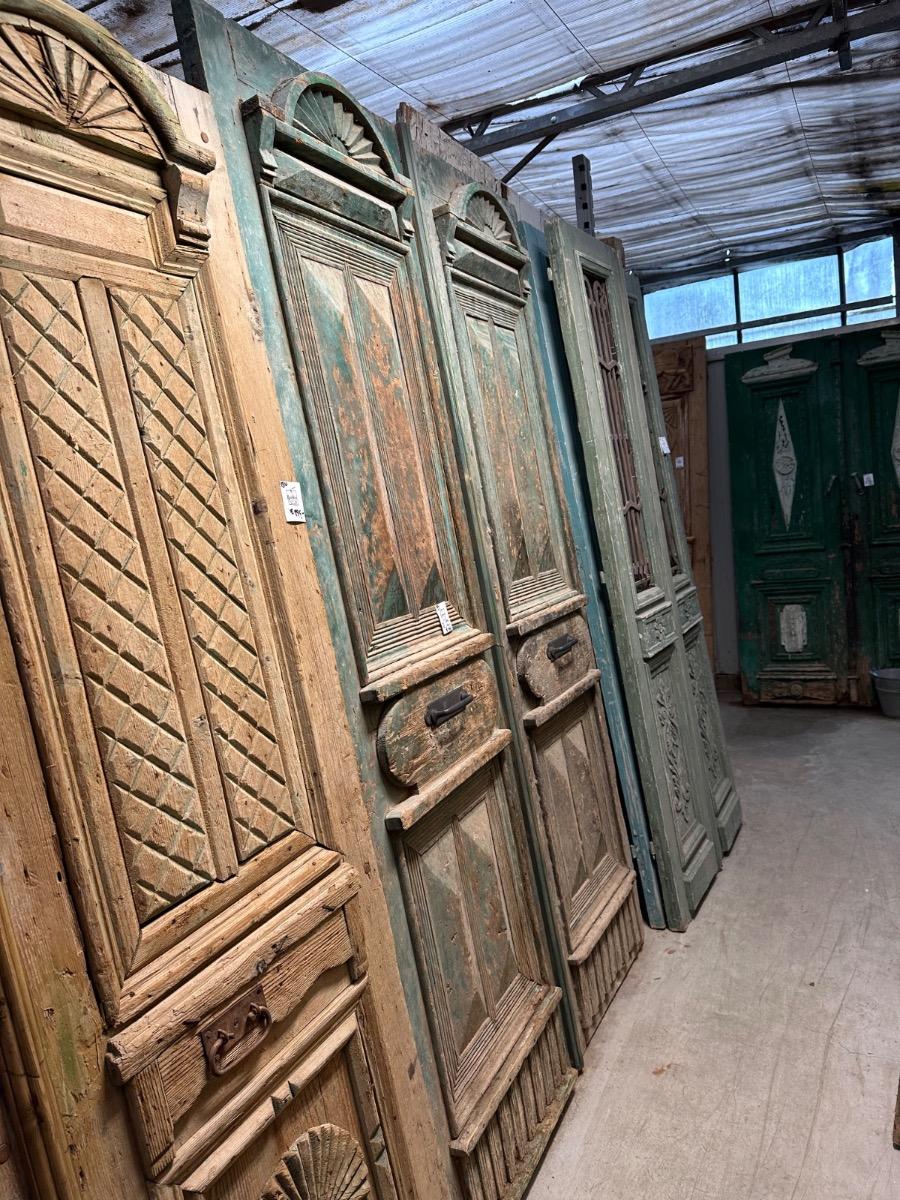 Antique Green doors