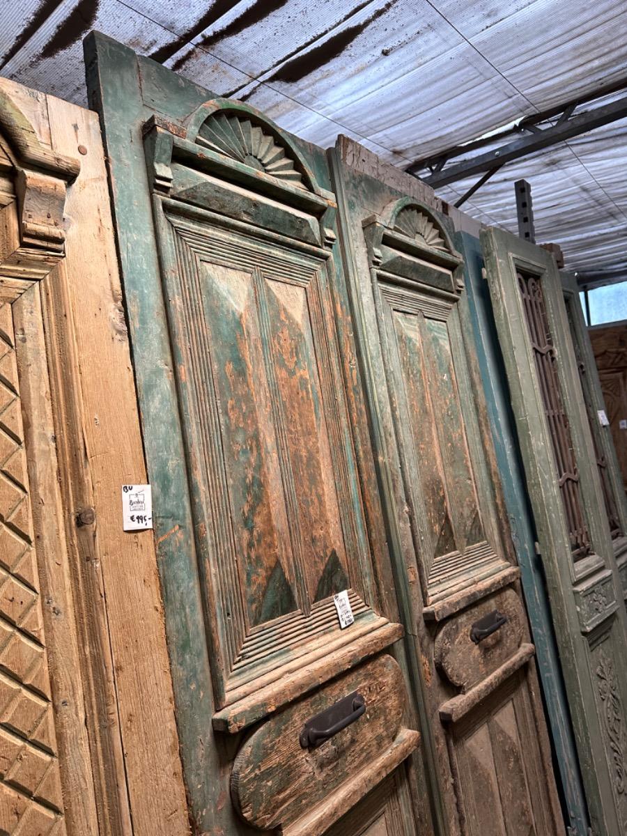 Antique Green doors