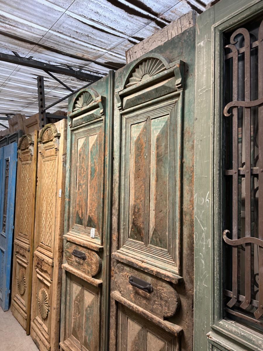 Antique Green doors
