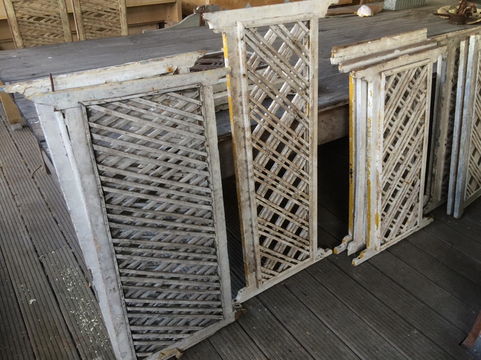 Antique hardwood panels old original door