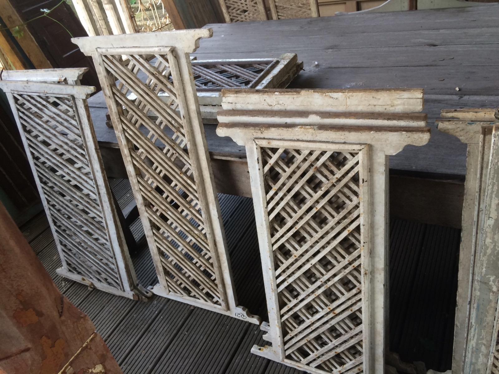 Antique hardwood panels old original door