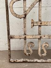 Antique iron fence Antiek stijl in ijzer,