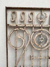 Antique iron fence Antiek stijl in ijzer,