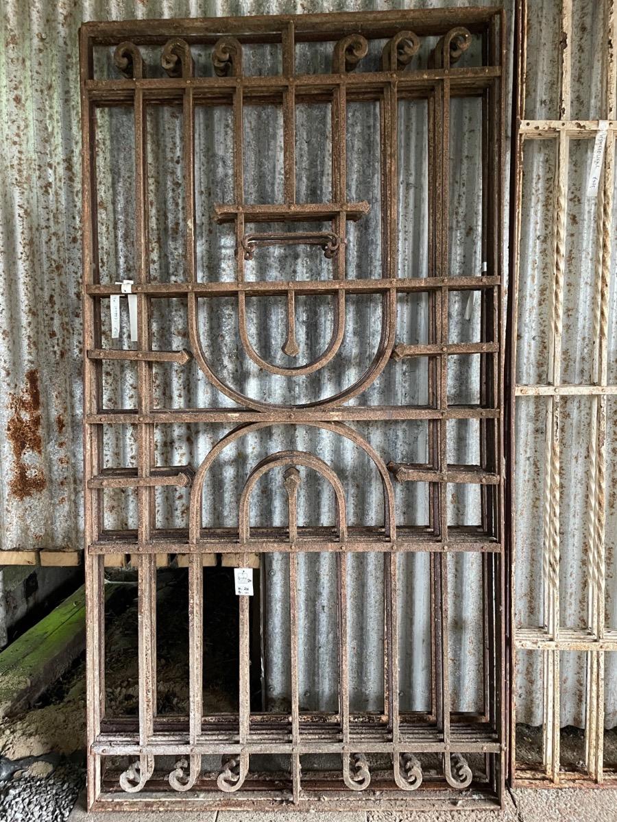 Antique iron gate