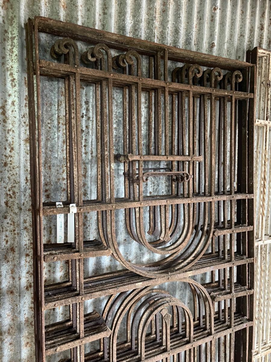 Antique iron gate