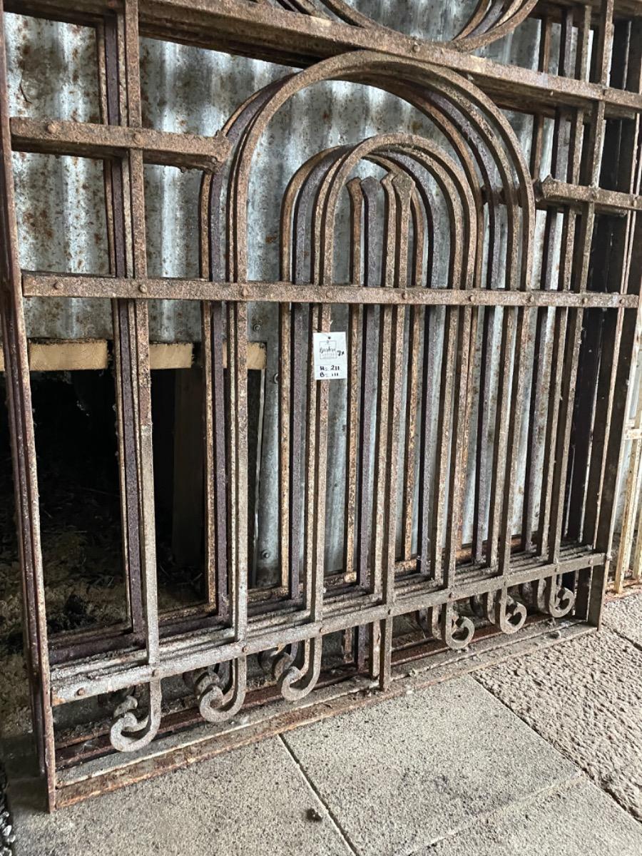 Antique iron gate