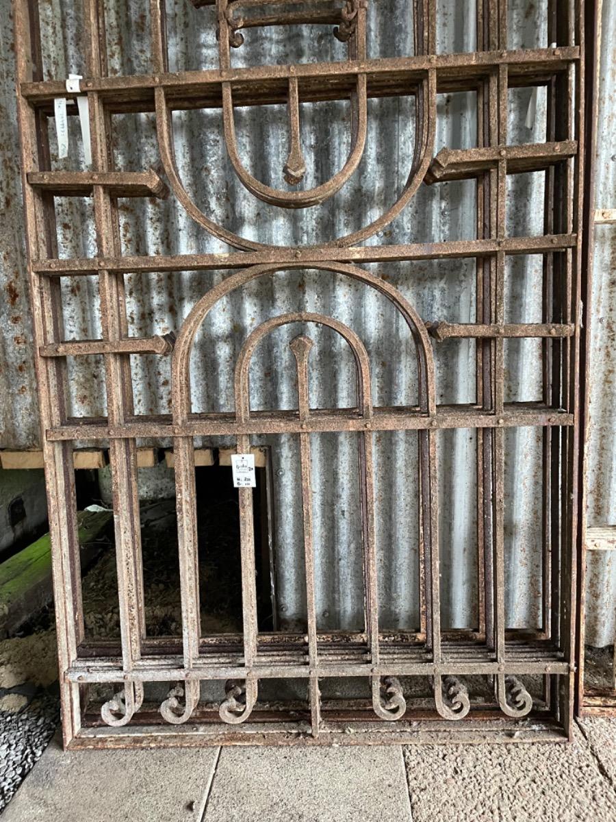 Antique iron gate