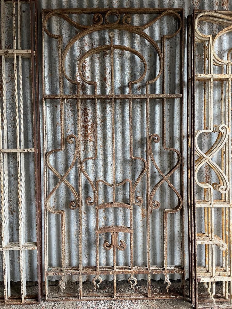 Antique iron gates