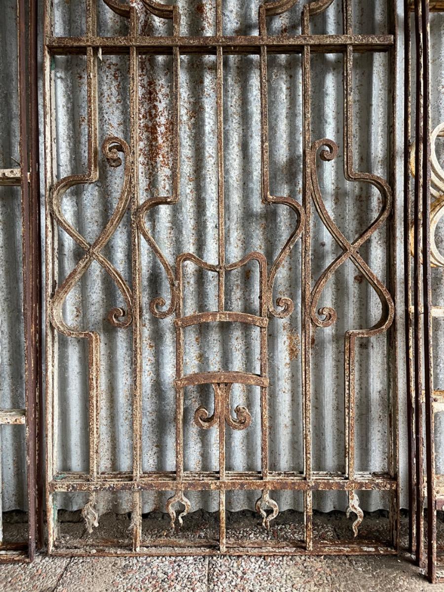 Antique iron gates