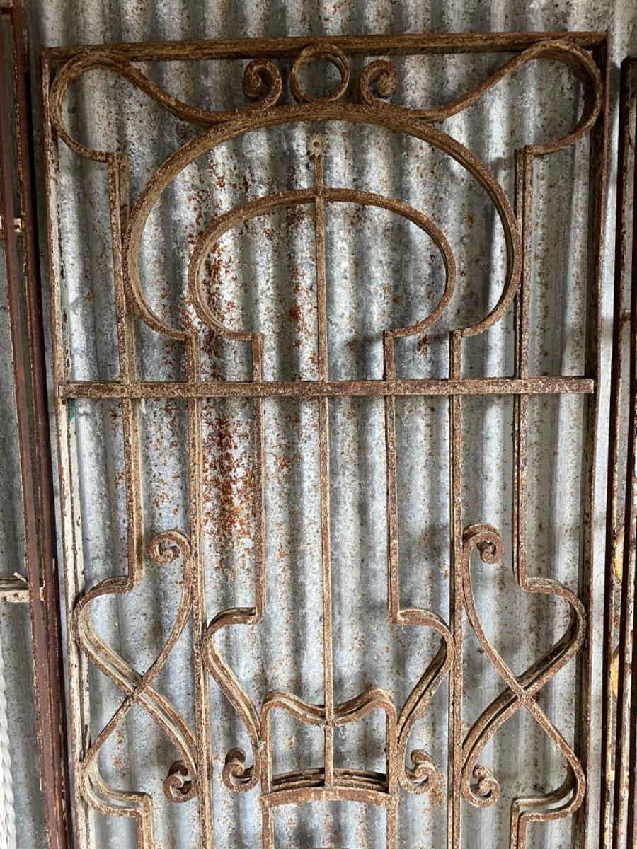 Antique iron gates