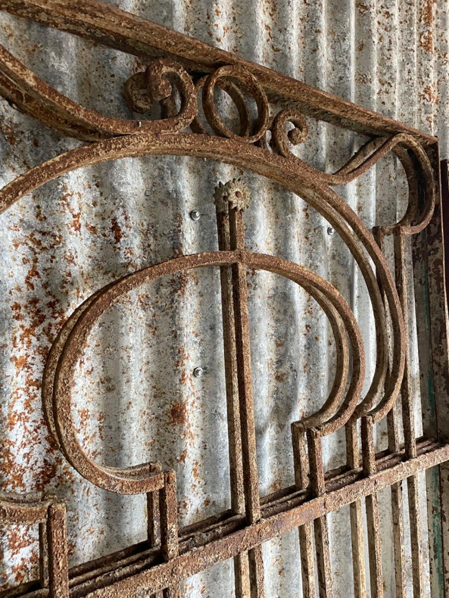Antique iron gates