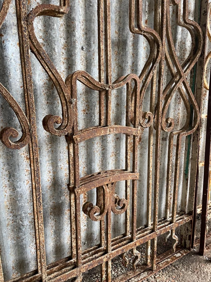 Antique iron gates