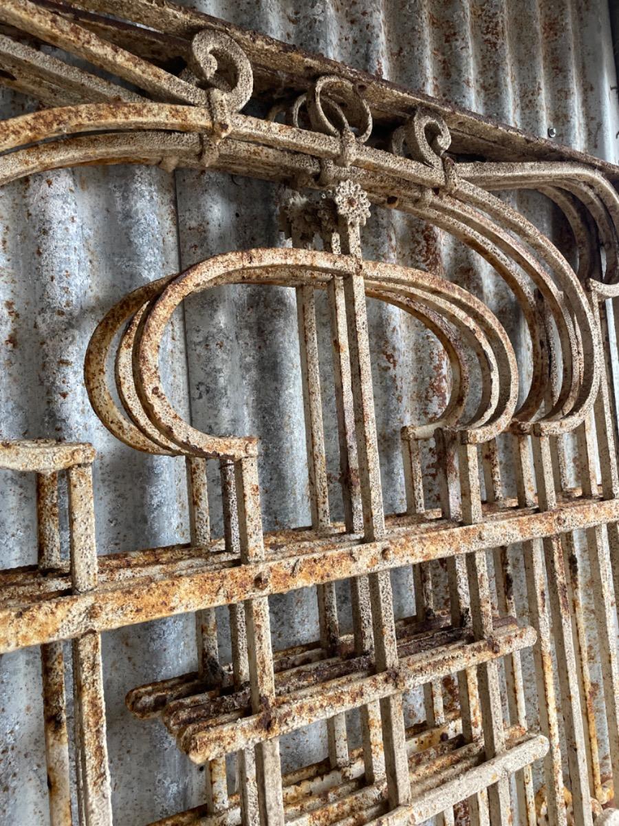 Antique iron gates 