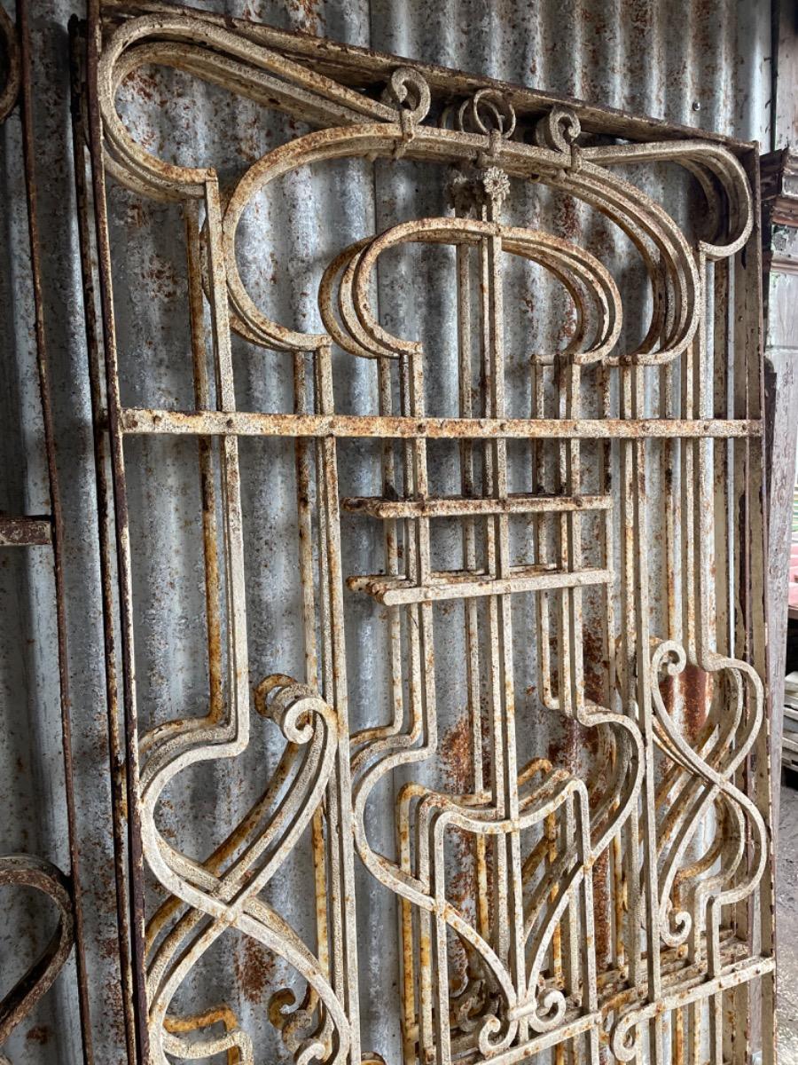 Antique iron gates 