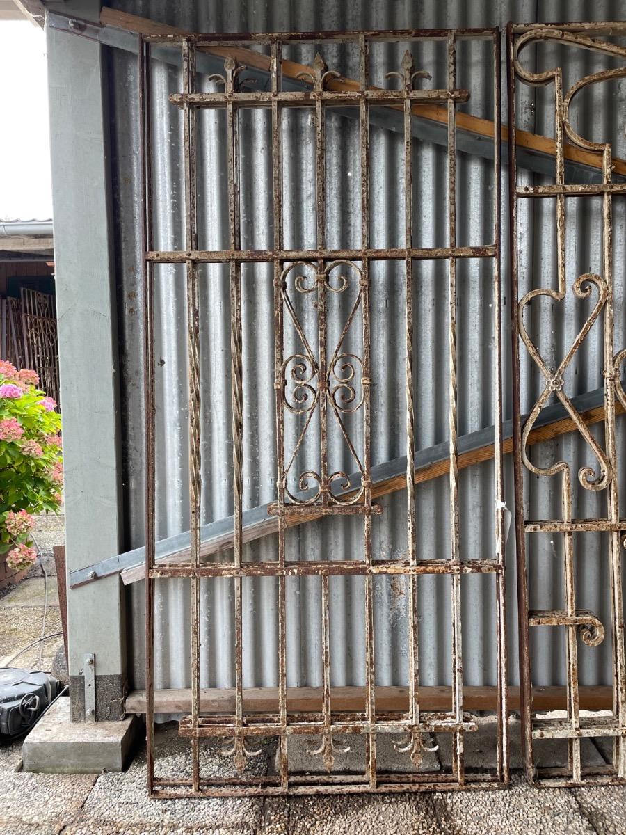 Antique iron gates
