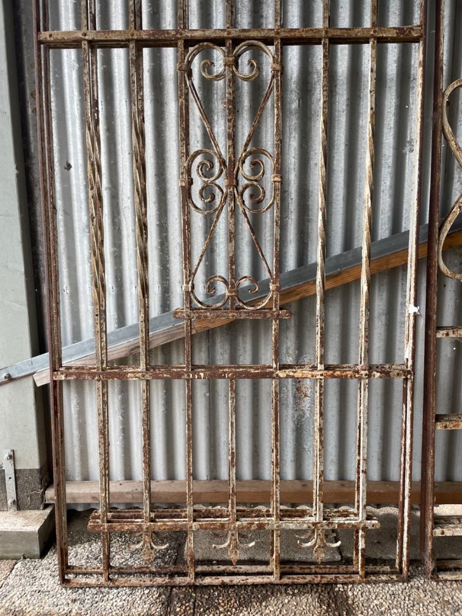 Antique iron gates